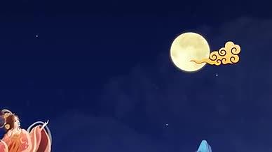嫦娥奔月古风MG片头视频的预览图